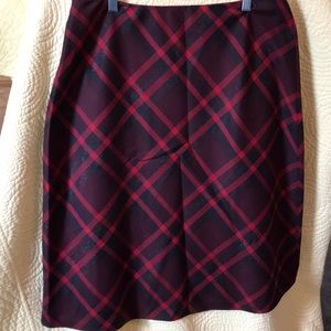 Wool blend skirt